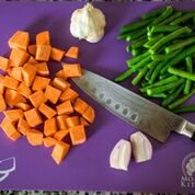 A SET OF KITCHEN MATS THAT PREVENT CROSS CONTAMINATION