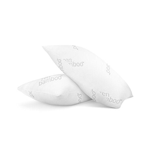 THE PILLOWS MADE WITH A BREATHABLE YET SUPPORTIVE BAMBOO COVER