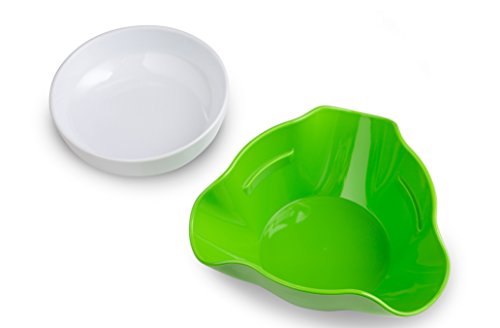 Pistachio Bowl with Shell Storage - Double Dish Snack Serving Bowl - for Pistachios, Peanuts, Edamame, Cherries, Nuts, Fruits, Candies - by Kitchen Winners