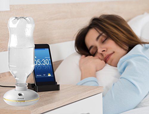 A TINY DEVICE THAT TURNS A PERSONAL WATER BOTTLE INTO A POWERFUL HUMIDIFIER