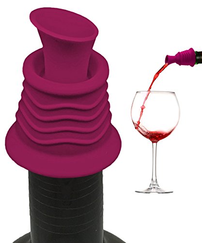 THESE DRIP-PROOF WINE SPOUTS ARE STOPPERS, TOO