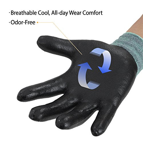 THESE GLOVES ARE OFFER DURABLE PERFORMANCE AND GRIP WITH SECOND-SKIN FEEL