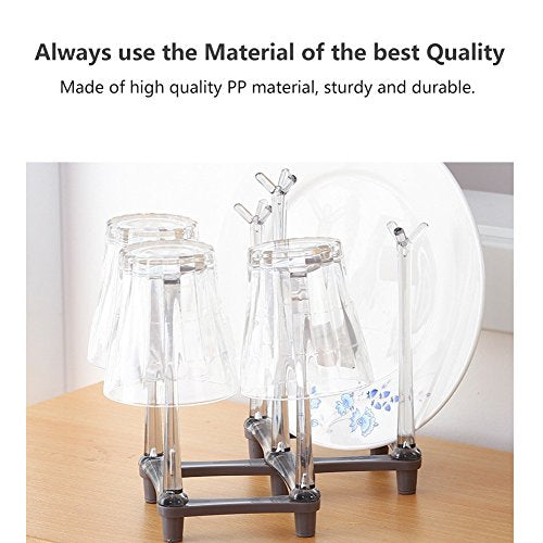 A RETRACTABLE CUP DRYING RACK STAND