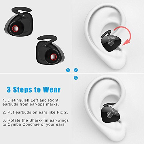 A PAIR OF FUTURISTIC EARBUDS WITH ZERO WIRES WHATSOEVER