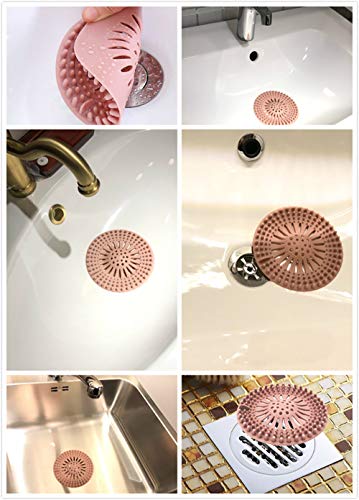 A SHOWER DRAIN COVER TO KEEP HAIR FROM CLOGGING PIPES