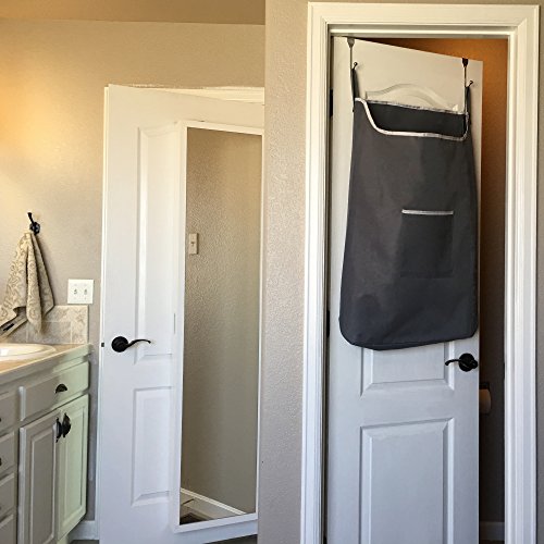 A SPACE-SAVING LAUNDRY BAG YOU CAN STORE OVER YOUR DOOR