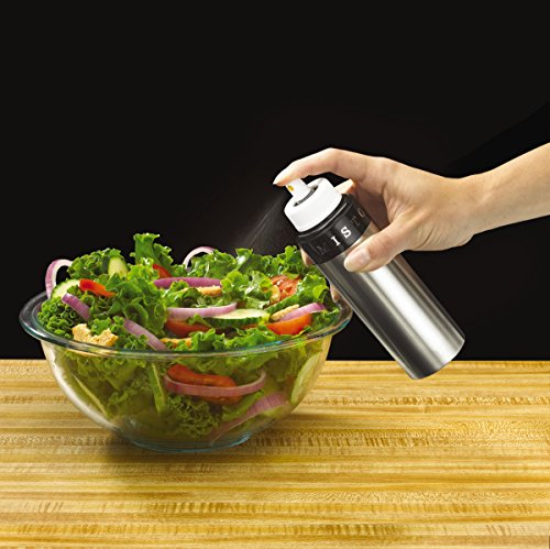 A SPRAYER DESIGNED TO ADD JUST ENOUGH OLIVE OIL TO FOOD