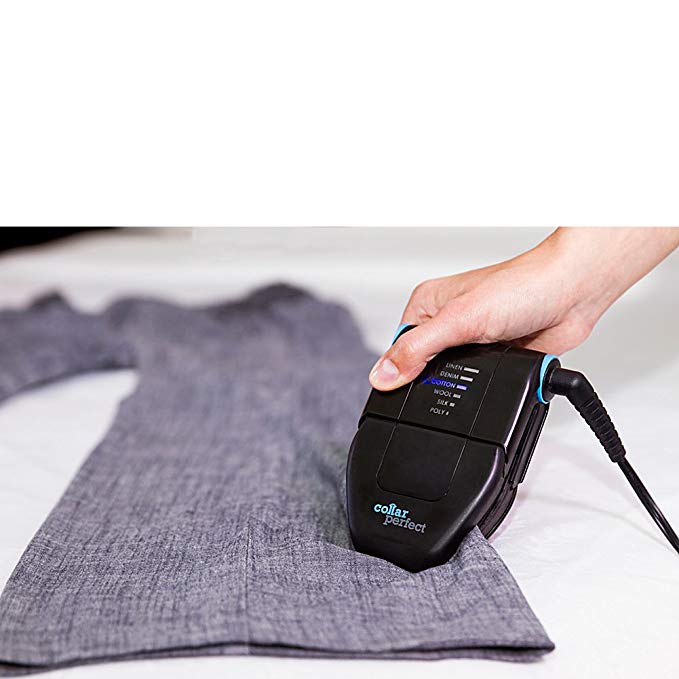 Collar Perfect Compact Touchup and Travel Iron (Black)