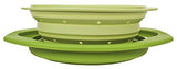 A COLLAPSIBLE COLANDER AND STEAMING BOWL WITH LID