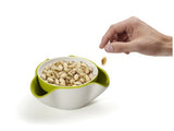 THIS GENIUS BOWL THAT HOLDS YOUR SNACKS (AND THE REMAINS)