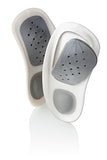 THESE ORTHOTICS FEATURE CUSTOM INSERTS INCLUDING ONE FOR REFLEXOLOGY