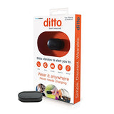 Simple Matters, Ditto Vibrating Notification Device for People with Hearing Loss, Waterproof, iOS & Android Compatible, Black