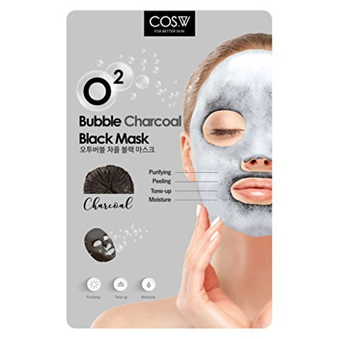 THIS MASK COMBINES CHARCOAL AND OXYGEN TO PURIFY YOUR COMPLEXION