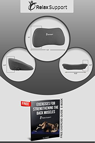 THIS INCREDIBLY COMFY MEMORY FOAM PILLOW FOR MUCH-NEEDED BACK SUPPORT