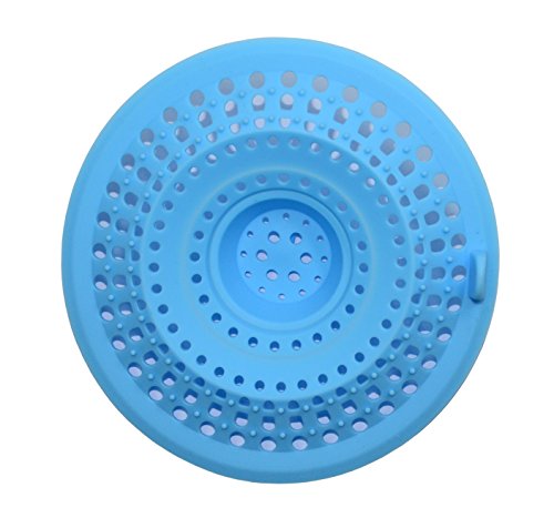 THIS DUAL-PURPOSE FLEXIBLE DRAIN STOP AND HAIR CATCHER