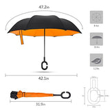 AN INVERTED UMBRELLA THAT'LL KEEP YOU DRYER THAN A NORMAL UMBRELLA