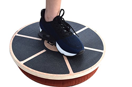 THIS INFLATABLE BALANCE BOARD THAT'S STABLE AND ADJUSTABLE