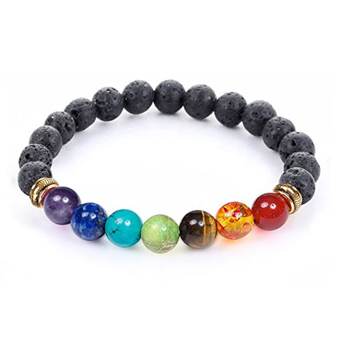 THIS CHAKRA BRACELET THAT DOUBLES AS A PORTABLE ESSENTIAL OIL DIFFUSER