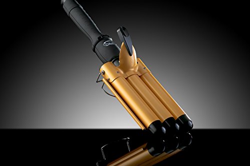 THE CURLING IRON WAND WITH THREE BARRELS TO CUT YOUR STYLING TIME IN HALF