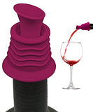 THESE DRIP-PROOF WINE SPOUTS ARE STOPPERS, TOO