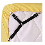 THESE SUSPENDERS ELIMINATE THE AGGRAVATING PROBLEM OF SHEET SLIPPAGE