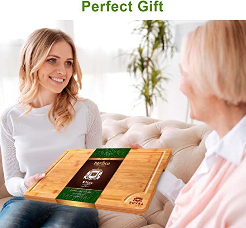 THIS CUTTING BOARD IS MADE FROM RENEWABLE BAMBOO