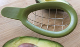 THIS GADGET ISN'T FOR TABLE LACROSSE, IT'S FOR PERFECT AVOCADO CHUNKS