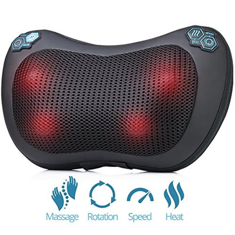 A DEEP-KNEADING SHIATSU MASSAGER WITH HEAT TO MELT AWAY YOUR TENSION