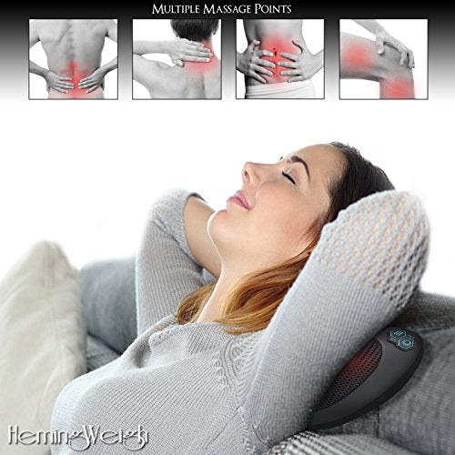 A DEEP-KNEADING SHIATSU MASSAGER WITH HEAT TO MELT AWAY YOUR TENSION