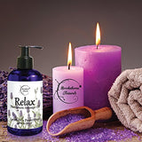 A LAVENDER MASSAGE OIL THAT YOU CAN USE ON YOURSELF OR SOMEONE ELSE