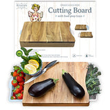 THE CUTTING BOARD WITH SPACE-SAVING TRAYS