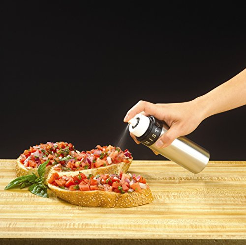 A SPRAYER DESIGNED TO ADD JUST ENOUGH OLIVE OIL TO FOOD
