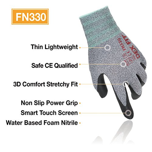 THESE GLOVES ARE OFFER DURABLE PERFORMANCE AND GRIP WITH SECOND-SKIN FEEL