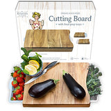 THE CUTTING BOARD WITH SPACE-SAVING TRAYS