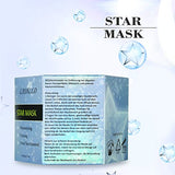 Peel Off Mask, Moisturizing Mask for Face, Star Mask Bling Glitter Deep Cleansing Pore Moisturizing Blackhead Remover Mask, 50ml