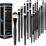 A PROFESSIONAL MAKEUP BRUSH SET THAT HAS BRUSHES FOR LIPS, BROWS, AND EVERYTHING IN BETWEEN