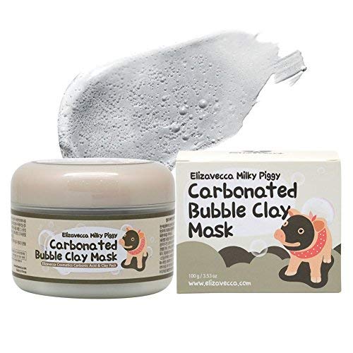 A MUD MASK THAT CREATES CHARCOAL BUBBLES ALL OVER YOUR FACE
