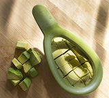 THIS GADGET ISN'T FOR TABLE LACROSSE, IT'S FOR PERFECT AVOCADO CHUNKS