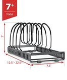 THIS EXPANDING ORGANIZER RACK THAT CAN FIT UP TO SEVEN PANS