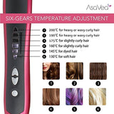 THIS BRUSH WITH 23 HEATED CERAMIC PLATES TO STRAIGHTEN HAIR FAST