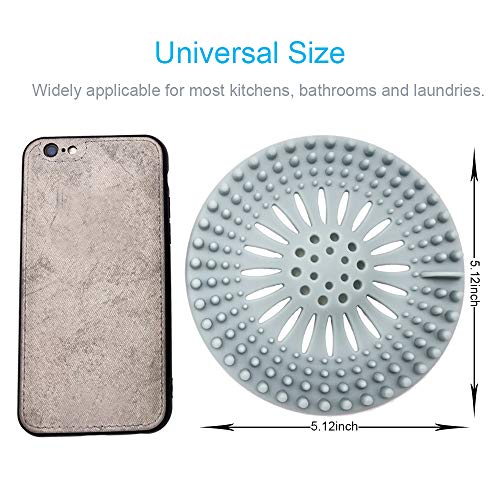 A SHOWER DRAIN COVER TO KEEP HAIR FROM CLOGGING PIPES