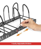 THIS EXPANDING ORGANIZER RACK THAT CAN FIT UP TO SEVEN PANS