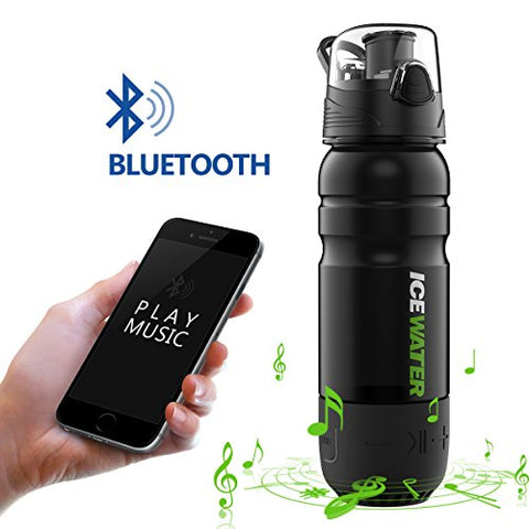 A WATER BOTTLE THAT DOUBLES AS A SPEAKER