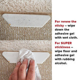 THE RUG GRIPPERS THAT PREVENT SLIPPING AND WON'T DESTROY FLOORS