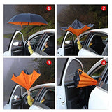 AN INVERTED UMBRELLA THAT'LL KEEP YOU DRYER THAN A NORMAL UMBRELLA