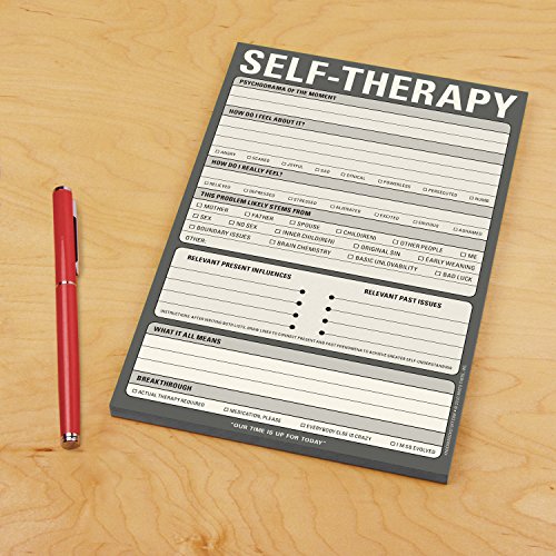 THIS STEP-BY-STEP THERAPY NOTE PAD SO YOU CAN CHECK IN WITH YOURSELF